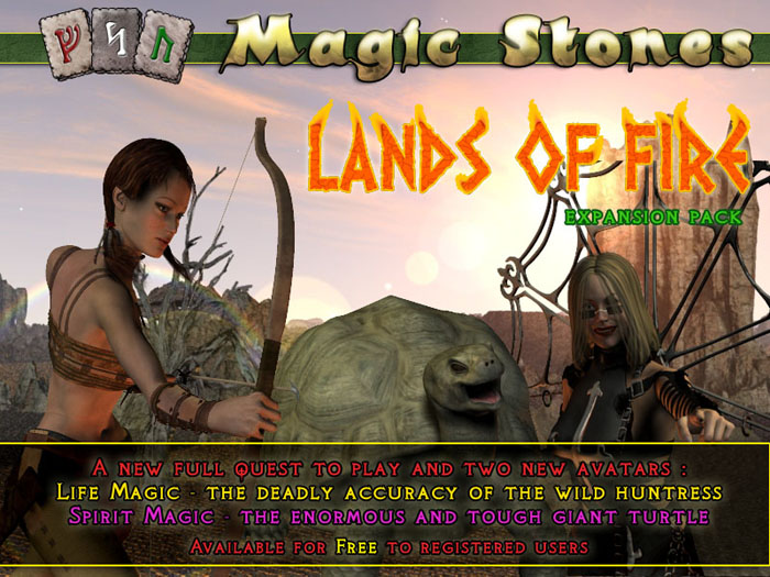 Lands of Fire magic stones expansion