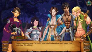 An elven marriage screenshot