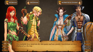 An elven marriage screenshot