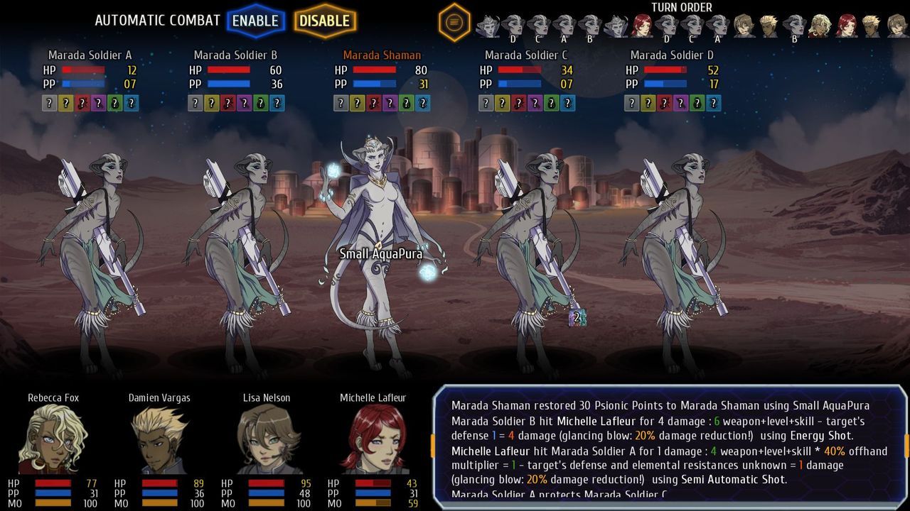 Sci fi RPG Game With Turn Based Tactical Battles Sci fi RPG Game With Turn Based Tactical Battles